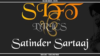 SIFT  Lyrics  Satinder Sartaaj  New Punjabi Song 2015  Syco TM [upl. by Rothschild531]