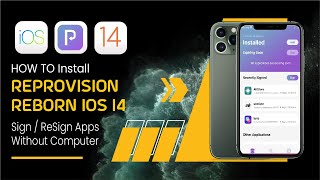 Install New Reprovision Reborn iOS 14  148 on iPhone  ReSign Apps Without PC  Reprovision No PC [upl. by Ulane]