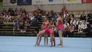 Turnclub Olympia Oosterzele AG DYN VANHERCKE Sophie CATRY Norah DE BLANC Merel FIAC 2016 [upl. by Yla]