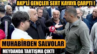 AKPli troller röportajı sabote edecekti sert kayaya çarptılar  Meydanda tartışma çıktı [upl. by Muiram]