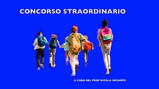 CONCORSO STRAORDINARIO [upl. by Barden]