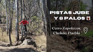 Pistas JUBE y 8 Palos en Cholula  Downhill Puebla [upl. by Neirod]