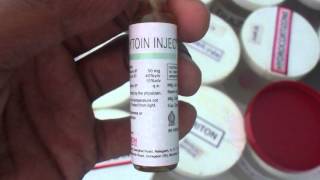 Phenytoin IV vial in Emergency trolly in Paediatric Ward [upl. by Rednazxela]