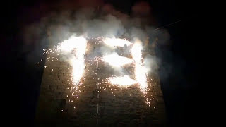 Fogo de Artifício Sexta Feira 13 MONTALEGRE Outubro 2017 [upl. by Yvaht]