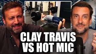 Clay vs Hot Mic Can You Bench Your Own Weight 10 Reps  OutKick Hot Mic [upl. by Aztinaj]