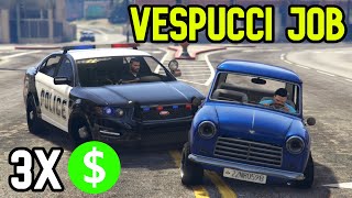 Gta 5 The Vespucci Job  How to Play The Vespucci Job 3X Gta amp Rp [upl. by Queena]