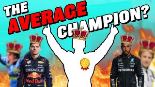 Who is the most AVERAGE Champion in F1 history BONUS VIDEO [upl. by Oludoet]