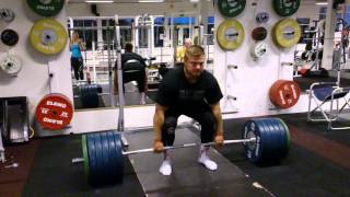 Jørgen Hansen 240 kg x 2 deadlift 5 sec negative [upl. by Anale]