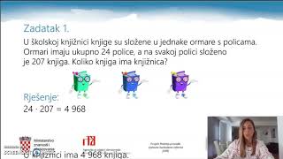 Matematika 5r OŠ  Množenje i dijeljenje u N0  problemski zadaci [upl. by Llerad131]