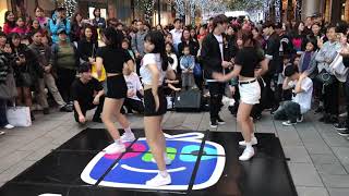 20180311 首爾弘大街頭公演團體 AF STARZ Taipei 2018  MOMOLAND  Bboom Bboom [upl. by Oiluj]