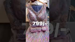 sasta online shopping  sasta bazar online shopping review lehenga choli design for girls [upl. by Tiphani707]