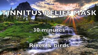 BEST TINNITUS RELIEF MASK 3   RIVER amp BIRDS [upl. by Yalahs464]