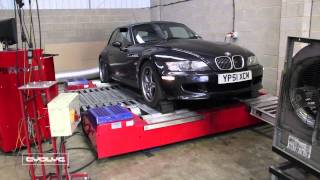 Dyno video of Z3M S54 with Evolve Carbon Airbox CSL [upl. by Polik]