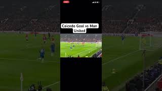 Caicedo Goal vs Man United foryou chelsea shorts caicedo [upl. by Anetsirk258]