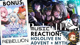 HoloEN Advent quotRebellionquot Reaction  Bonus Myth songs  a nice song VOD Part 44 [upl. by Eyram]