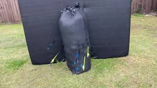 cheap DIY Archery Backstop [upl. by Airamasor554]