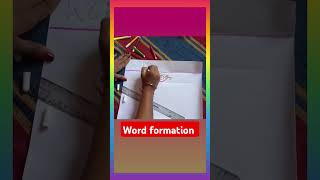 Word FormationENGLISH word youtube  shorts [upl. by Atihana]