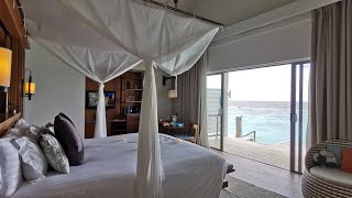 Centara Grand Maldives Reethi Muraka Overwater Villa Room Roomtour AllHotelReview [upl. by Carey]