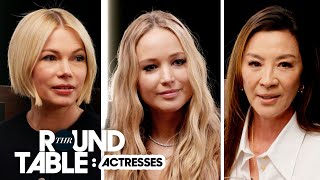 Actress Roundtable Jennifer Lawrence Michelle Yeoh Emma Corrin Michelle Williams amp More [upl. by Witherspoon699]