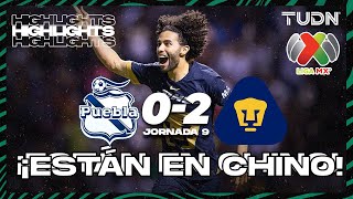 Resumen y goles  Puebla 02 Pumas  AP2023J9  Liga Mx  TUDN [upl. by Naitsirc847]