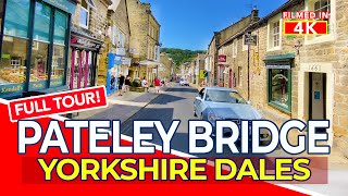 PATELEY BRIDGE  Tour of Pateley Bridge near Harrogate Yorkshire Dales England  4K Walk [upl. by Veronique]