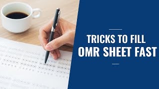 How to fill OMR Sheet  Tricks to fill OMR Sheet fast [upl. by Elleniad252]