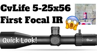 NEW CvLife 525x56 Performance Rifle Optic Quick Look Target and Hunting Scope Great Value [upl. by Ronald897]