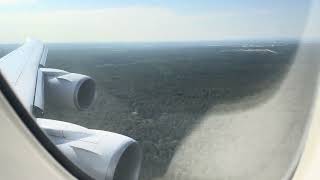 Lufthansa Boeing 7478i Upper Deck Landing in Frankfurt [upl. by Concepcion]