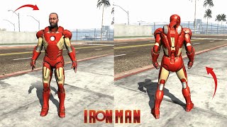 Franklin Become Iron Man in Indian Bike Driving 3D  Character Upgrade [upl. by Altaf]