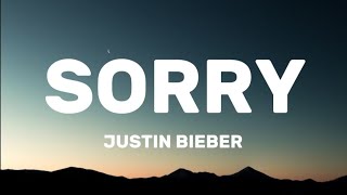 JUSTIN BIEBER  SORRY LYRICS [upl. by Hau640]