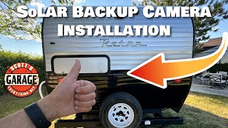 RV Backup Camera GONE SOLAR Foxpark Solar 3 Installation amp Review EASY [upl. by Hauser]