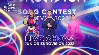 Junior Eurovision Song Contest 2022  Live Show  Yerevan Armenia 🇦🇲  SpinTheMagic [upl. by Eldoria]