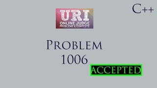 Uri Online Judge 1006  Average 2 C Solutions [upl. by Nagyam]