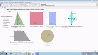 ÁREA DE FIGURAS GEOMETRICAS COMPUESTAS PARTE 1wmv [upl. by Lrem]