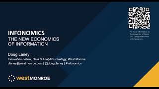 Ivy Exec Webinar quotInfonomics The New Economics of Informationquot with Doug Laney [upl. by Lynn634]