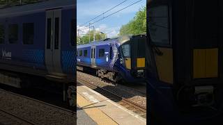 385044 leaves Wishaw train scotrail railway [upl. by Ennaxor]