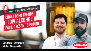 Online webinar  Craft beer trends Low Alcohol  Past Present amp Future [upl. by Wulf]