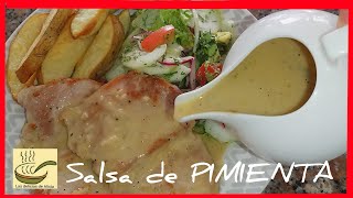 SALSA DE PIMIENTA PARA CARNES  RECETAS COLOMBIANAS [upl. by Anelaj]