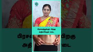 Why did I gain more weight after pregnancy dr nithya shorts shortvideo [upl. by Gurtner517]