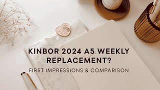 2024 Kinbor A5 Weekly replacement  An undated version first Impressions and comparison [upl. by Ahsets]