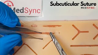 The invisible suture  Subcuticular Every doctor MUST be able to do it [upl. by Eddina235]