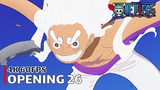 One Piece  Opening 26 【Uuuuus】 4K 60FPS  CC [upl. by Eyahs]