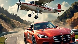 Extreme Car Driving Simulator Ferrari vs Aeroplane ✈️ [upl. by Ia]