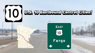 US 10 Eastbound Control Cities [upl. by Valerle]