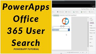 PowerApps Office 365 User Search [upl. by Euqinay]