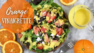 Orange Vinaigrette Dressing Recipe  Homemade Salad Dressing [upl. by Aoket]