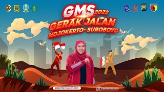 🔴 LIVE  Start Gerak Jalan Mojokerto  Surabaya GMS tahun 2023 [upl. by Evanthe710]