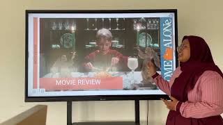 HOME ALONE1990 MOVIE REVIEW BY AISYA SANIA KHOLILI22 [upl. by Arimak551]