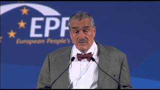 Czech Deputy PM Karel Schwarzenberg addresses the EPP Congress in Bucharest [upl. by Citron]