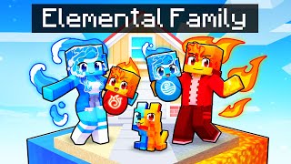 Having an ELEMENTAL FAMILY in Minecraft [upl. by Jeanine341]